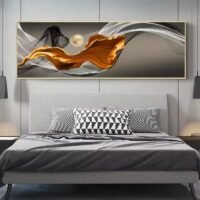 HD Single City Night Scene Canvas Painting – Image 2