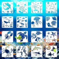 Wildflower Painting Template Flower Plant Spray Painting – Image 9