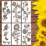 Wildflower Painting Template Flower Plant Spray Painting