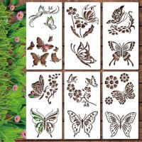 Wildflower Painting Template Flower Plant Spray Painting – Image 4